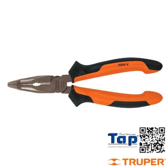 Imagen de PINZA PTA CURVA 150 6" MANGO COMFORTGRIP TRUPER EXPERT