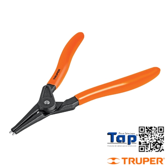 Imagen de PINZA PTA RECTA 175 7" P ABRIR ANILLOS MANGO PVC