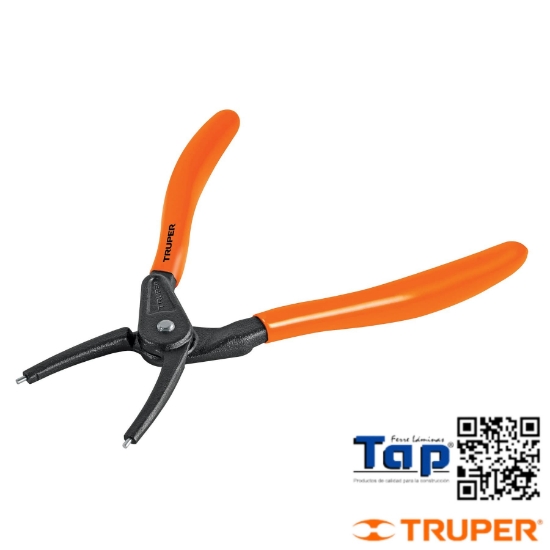 Imagen de PINZA PTA RECTA 175 7" P CERRAR ANILLOS MANGO PVC