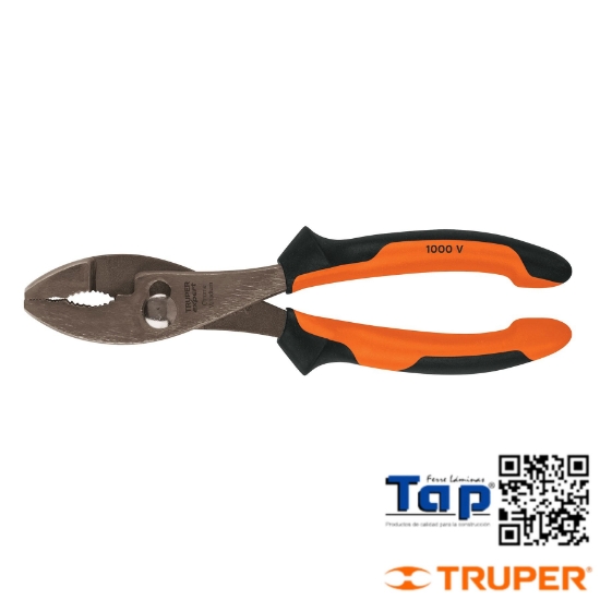 Imagen de PINZA  CHOFER 200 8" MANGO COMFORTGRIP TRUPER EXPERT