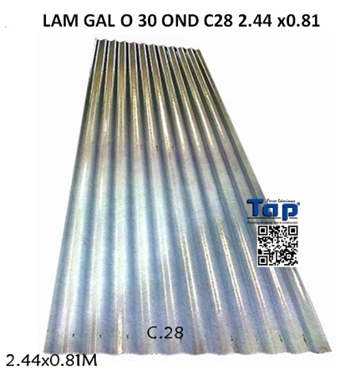 Imagen de LAM GAL O 30 OND C28 2.44 x0.81