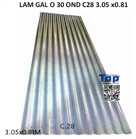 Imagen de LAM GAL O 30 OND C28 3.05 x0.81