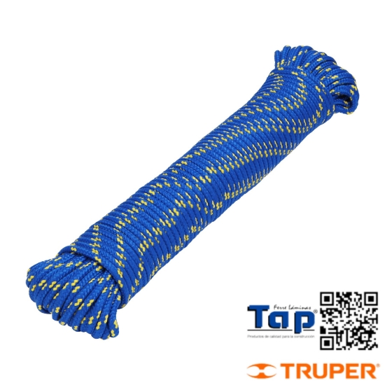 Imagen de PIOLA POLIPROPILENO TRENZADA MULTICOLOR  5MMX30M