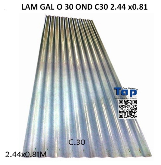 Imagen de LAM GAL O 30 OND C30 2.44 x0.81
