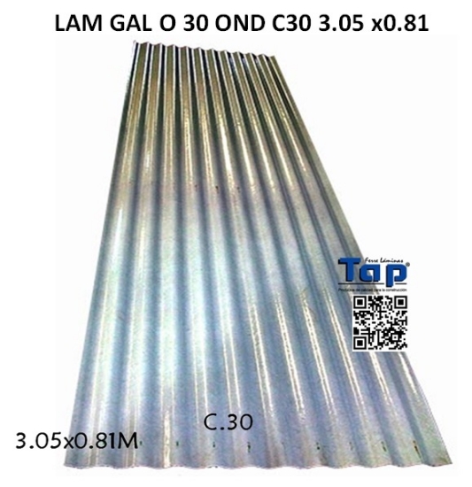 Imagen de LAM GAL O 30 OND C30 3.05 x0.81