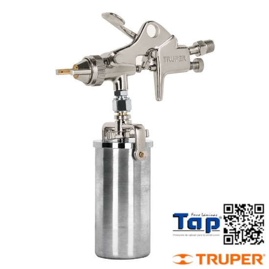 Imagen de PISTOLA COMPACTA P RETOQUE HVHP VASO ALUM 1.5 MM TRUPER