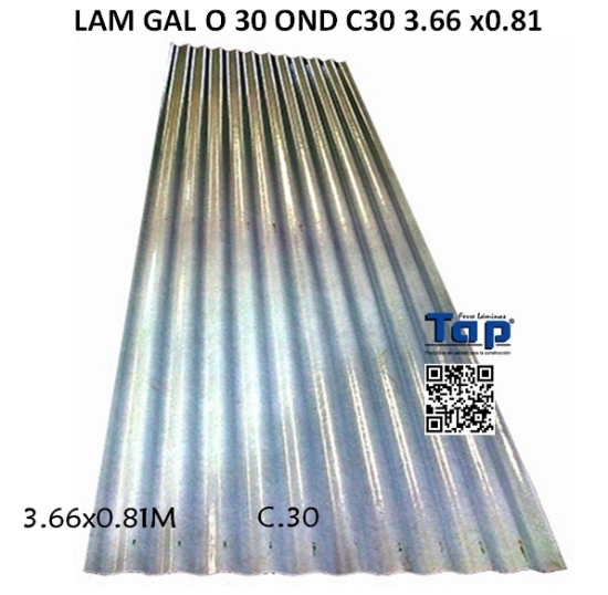 Imagen de LAM GAL O 30 OND C30 3.66 x0.81