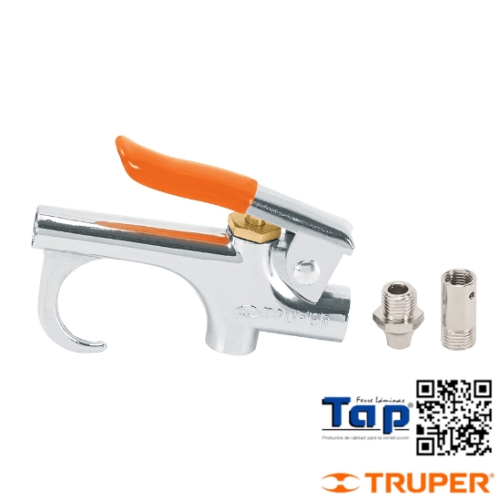 Imagen de PISTOLA MET P SOPLETEAR CUERDA 006 1/4" NPT TRUPER