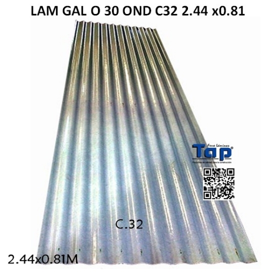 Imagen de LAM GAL O 30 OND C32 2.44 x0.81