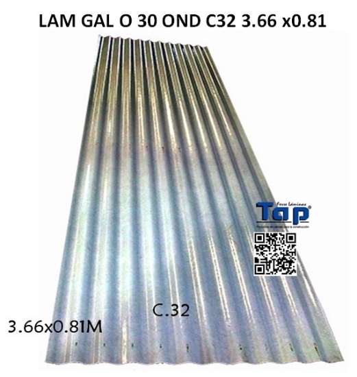 Imagen de LAM GAL O 30 OND C32 3.66 x0.81
