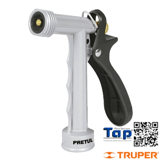 Imagen de PISTOLA P RIEGO 125 5" 2 FUNCIONES METALICA PRETUL