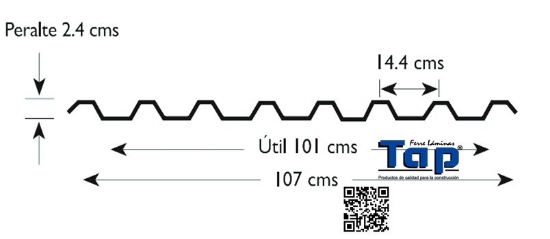 Imagen de LAMINA GALVANIZADA RECTANGULAR