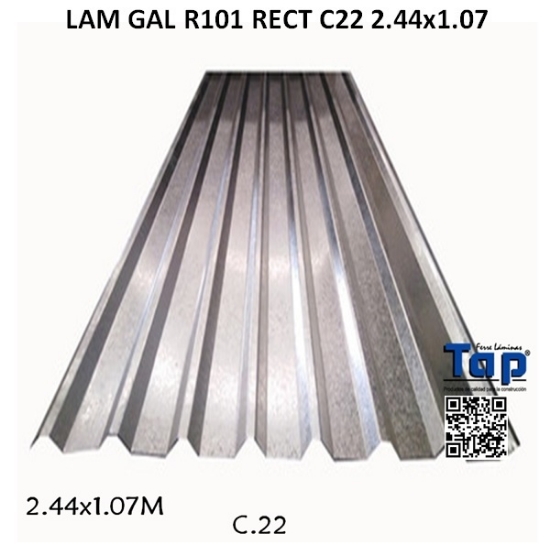 Imagen de LAM GAL R101 RECT C22 2.44x1.07