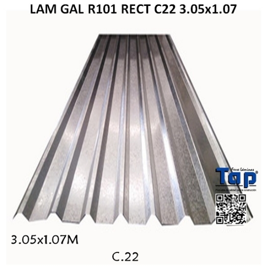 Imagen de LAM GAL R101 RECT C22 3.05x1.07