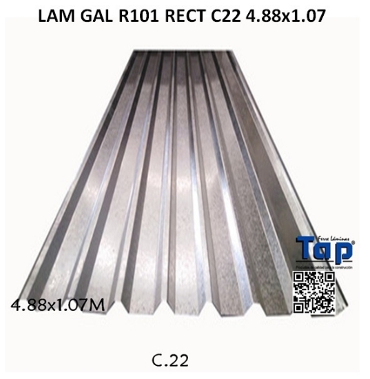 Imagen de LAM GAL R101 RECT C22 4.88x1.07