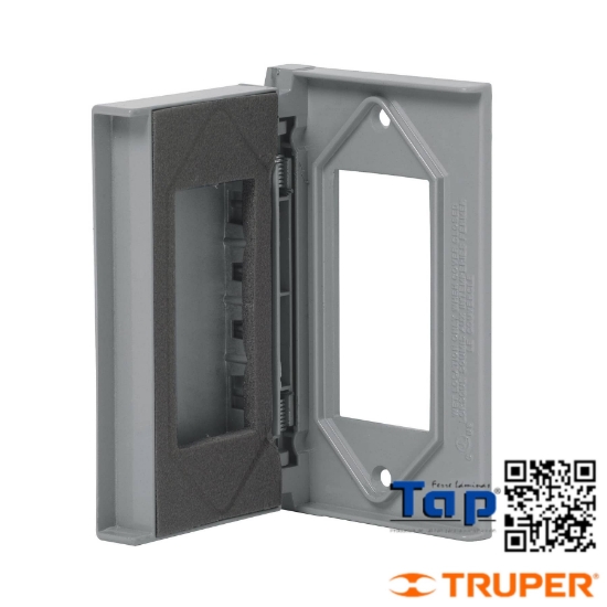 Imagen de PLACA 1 VENTANA P INTEMPERIE METALICA CLASSIC