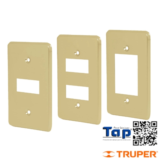 Imagen de PLACA 2 MOD ALU LINEA ECONOMICA VOLTECK