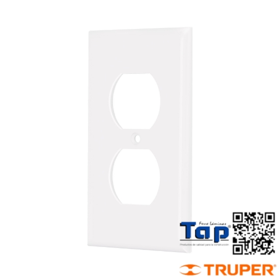 Imagen de PLACA ABS DUPLEX STD BLANCO VOLTECK