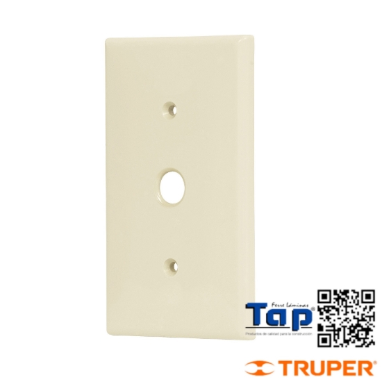 Imagen de PLACA ABS P ATENUADOR DE  STD MARFIL VOLTECK