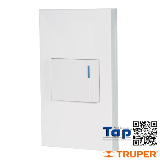Imagen de PLACA ARMADA 1 INTERRUPTOR 3 VIAS 1.5 MOD ESPAÑOLA BLANCO