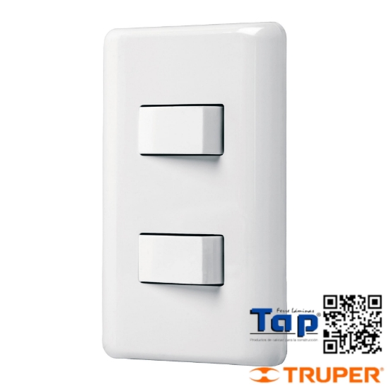 Imagen de PLACA ARMADA 1 INTERRUPTOR SENCILLO MAS 13 VIAS BASIC