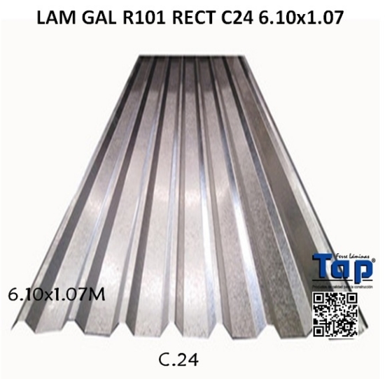 Imagen de LAM GAL R101 RECT C24 6.10x1.07