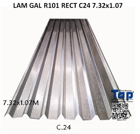 Imagen de LAM GAL R101 RECT C24 7.32x1.07