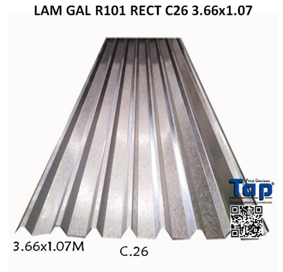 Imagen de LAM GAL R101 RECT C26 3.66x1.07