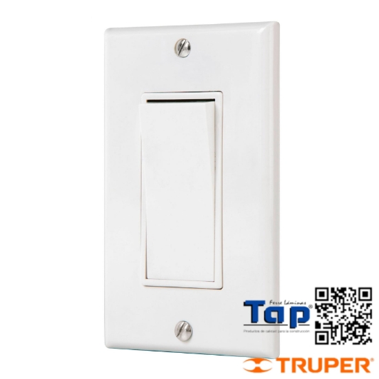 Imagen de PLACA ARMADA C INTERRUPTOR 3 VIAS LINEA CLASSIC