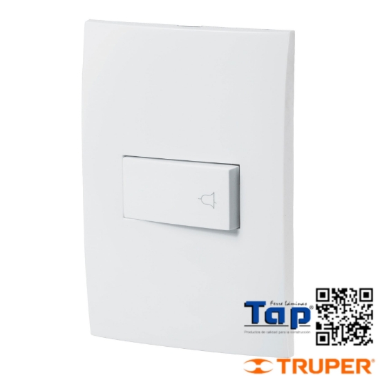 Imagen de PLACA ARMADA C TIMBRE LINEA OSLO COLOR BLANCO VOLTECK