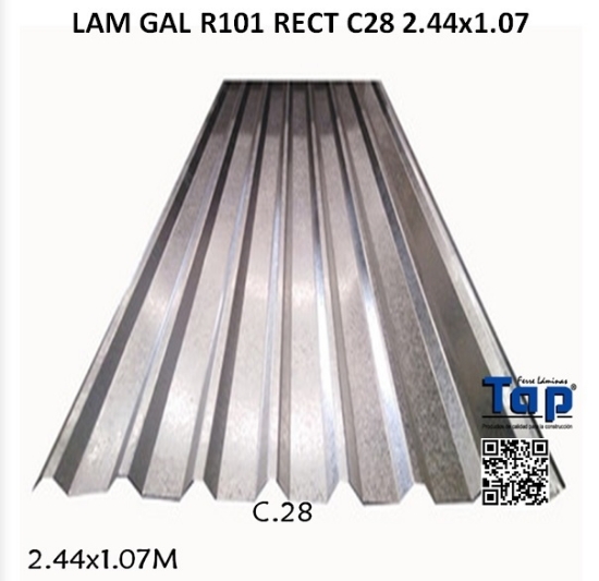 Imagen de LAM GAL R101 RECT C28 2.44x1.07