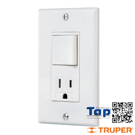 Imagen de PLACA ARMADA CONTACTO E INTERRUPTOR CLASSIC VOLTECK