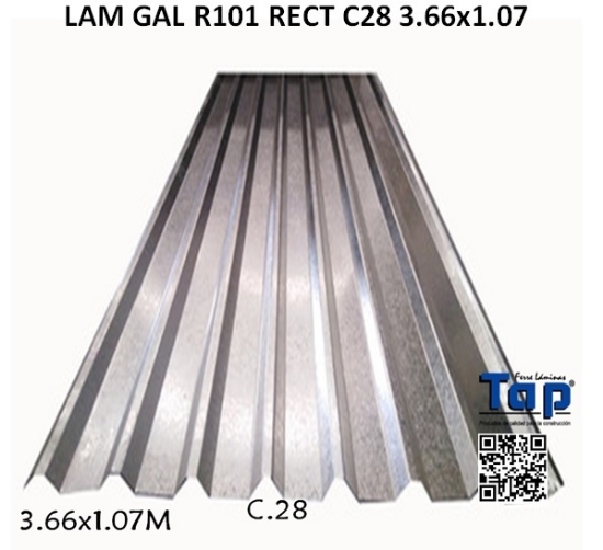 Imagen de LAM GAL R101 RECT C28 3.66x1.07
