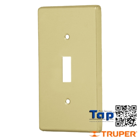 Imagen de PLACA P INTERRUPTOR VERTICAL ALU LINEA STD