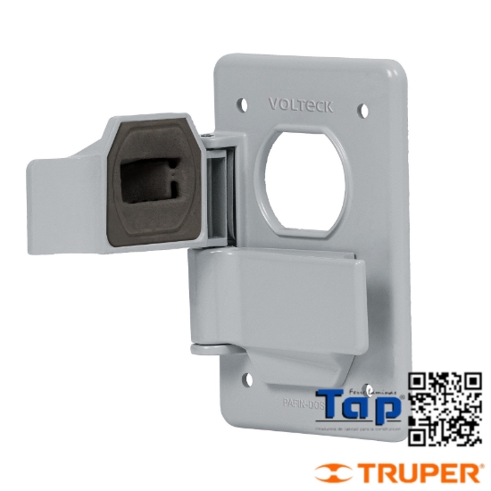 Imagen de PLACA T FS C CUBIERTA SENCILLA SOBREPONER VOLTECK