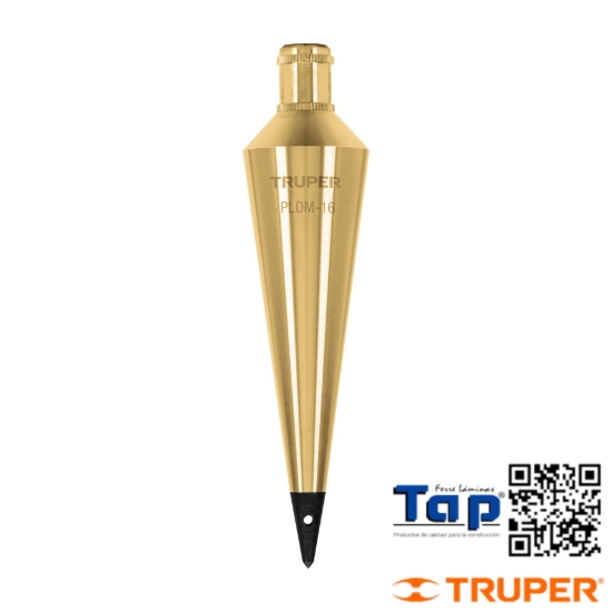 Imagen de PLOMADA LATON 16 OZ TRUPER