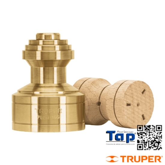 Imagen de PLOMADA LATON 16 OZ TIPO GUATEMALA TRUPER