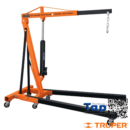 Imagen de PLUMA HIDRAULICA 2 TON PLEGABLE TRUPER