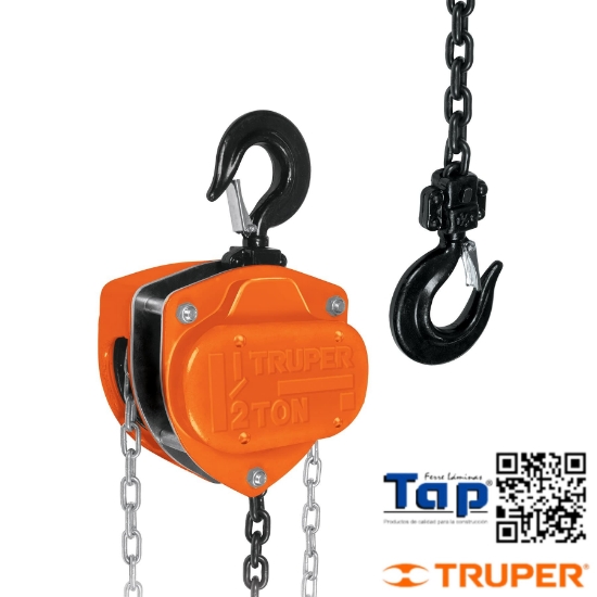 Imagen de POLIPASTO CADENA  2 TON TRUPER