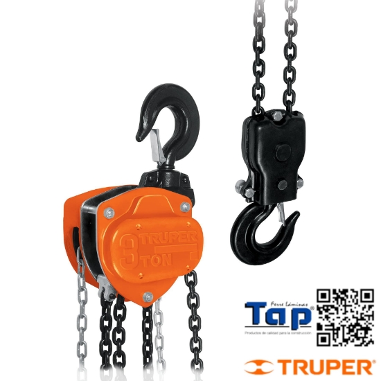 Imagen de POLIPASTO CADENA  3 TON TRUPER