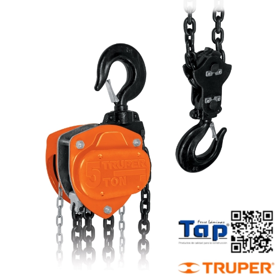 Imagen de POLIPASTO CADENA  5 TON TRUPER