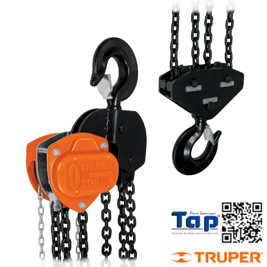 Imagen de POLIPASTO CADENA 10 TON TRUPER