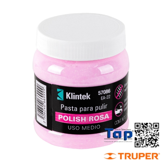 Imagen de POLISH EN PASTA ROSA P AUTO 250 G USO MEDIO KLINTEK