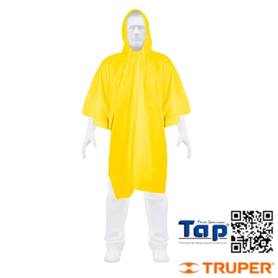 Imagen de PONCHO O CAPAMANGA LIGERO PVC PRETUL
