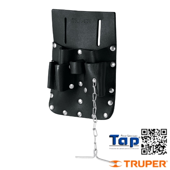 Imagen de PORTA HERRAMIENTAS CUERO C  7 COMPARTIMENTOS TRUPER