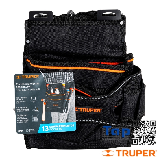 Imagen de PORTA HERRAMIENTAS POLIESTER 13 COMPARTIMENTOS TRUPER