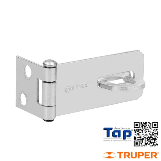 Imagen de PORTACANDADO ACERO ZINCADO 081 3-1/4" HERMEX A
