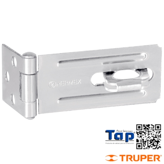 Imagen de PORTACANDADO ACERO ZINCADO 081 3-1/4" HERMEX B