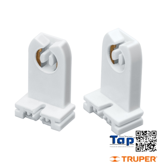 Imagen de PORTALAMP P TUBO LED Y FLUORESCENTE BASE G13 BOL 2