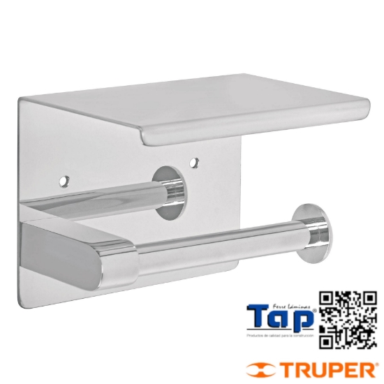 Imagen de PORTARROLLO CROMO C SOPORTE P CELULAR FOSET